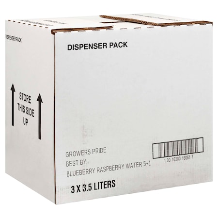 Fl Nat Growers Pride Growers' Pride Blueberry Raspberry Flavored Water 3.5 Liter, PK3 1630016061